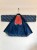 Indigo Cotton Matsuri Festival Hanten Jacket: Mikoshi
