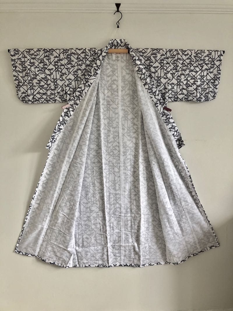 Womens Nightgown nemaki cotton Japanese kimono - Vintage kimono from ...