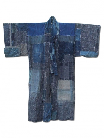 Indigo Boro Kimono: Ranru