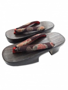 Japanese Wooden Geta Sandals : Saki